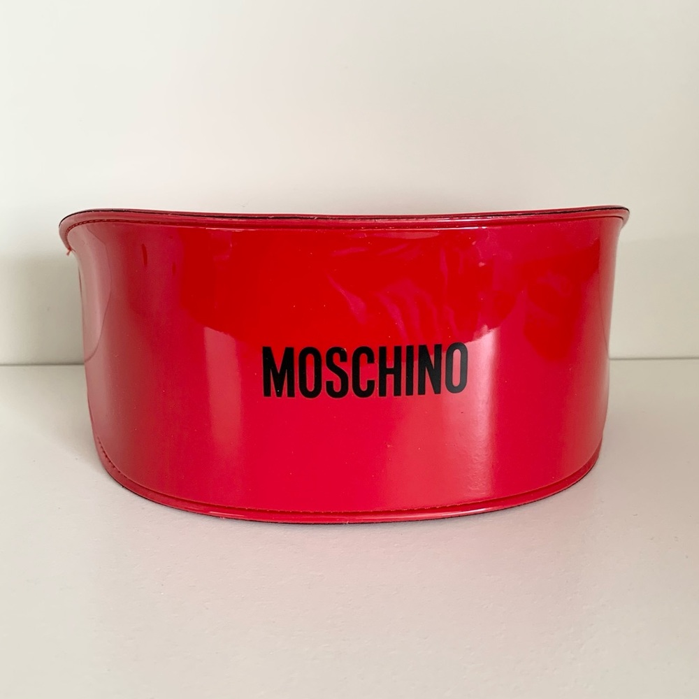 NWOT moschino sunglasses case
